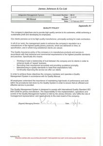 Quality Policy